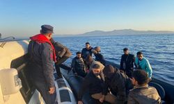 Aydın'da 18 düzensiz göçmen kurtarıldı
