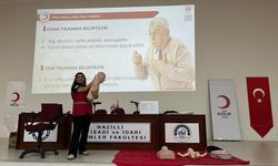 Kızılay Aydın'dan üniversite öğrencilerine eğitim