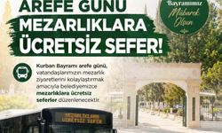 Nazilli Belediyesi'nden Kurban Bayramı öncesi mezarlıklara ücretsiz servis hizmeti