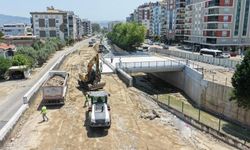 Doğu Aydın Bulvarı ve Tabakhane Deresi Köprüsü projesinde çalışmalar sürüyor