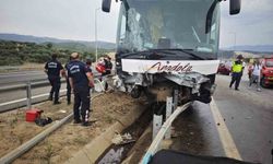 Aydın-Denizli otoyolunda feci kaza: 1'i ağır 20 yaralı