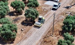 Didim'de yol çalışmaları sürüyor