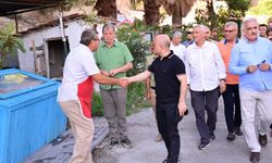 Vali Osman Varol, Doğanbey Karina'da Vatandaş ve Esnafla Buluştu