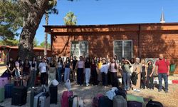 Aydınlı gençler ücretsiz gençlik kampı için Antalya yolcusu