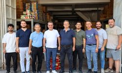 BAŞKAN YETİŞKİN'DEN GIDA ÇARŞISI ESNAFINA ZİYARET