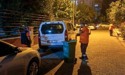 EFELER’DE GECE MESAİSİ TEMİZLİK EKİPLERİ KÖŞE BUCAK ÇALIŞIYOR