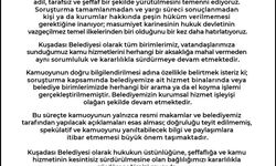 Kuşadası Belediyesi'nden Soruşturma Açıklaması "Hizmetler Kesintisiz Devam Ediyor"