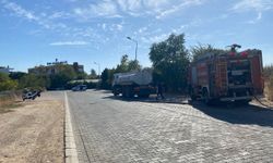Aydın'da okul yanında başlayan panikletti