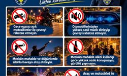 Bozdoğan'da emniyetten huzur ve trafik güvenliği için uyarılarda bulundu