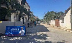 Germencik'te cadde ve sokaklarda çalışmalar hız kesmeden sürüyor