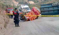Köşk'te seyyar pide fırını taşıyan traktör devrildi: 1 ölü, 1 yaralı