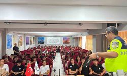 Kuşadası'nda öğrencilere Trafik ve Motosiklet Güvenliği semineri