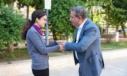 BAŞKAN ANIL YETİŞKİN ŞAMPİYON VE ÜNİVERSİTELİ ECE İLE BULUŞTU