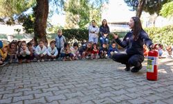 Aydın'da miniklere yangın ve acil durum eğitimi