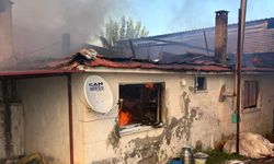 Karacasu'daki ev yangını söndürüldü