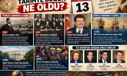 TARİHTE BUGÜN NE OLDU? 13 EKİM