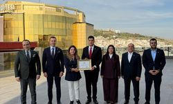AYSO YÖNETİM KURULU BAŞKANI GÖKHAN MARAŞ MAZBATASINI TESLİM ALDI