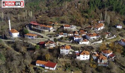 Kuyucak’taki evler tek renge büründü