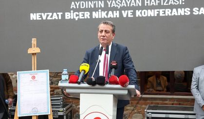 EFELER HALKI NEVZAT BİÇER NİKAH VE KONFERANS SALONU İÇİN TEK YÜREK OLDU