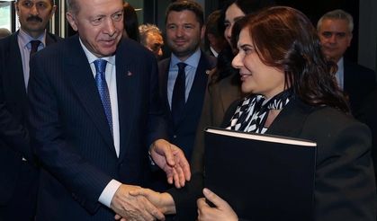 Çerçioğlu projelerini Cumhurbaşkanı Erdoğan'a sundu