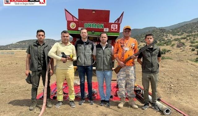 Avcılara orman yangınları bilgilendirmesi