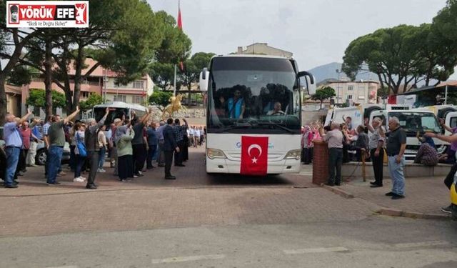 Kuyucaklı hacılar dualarla uğurlandı