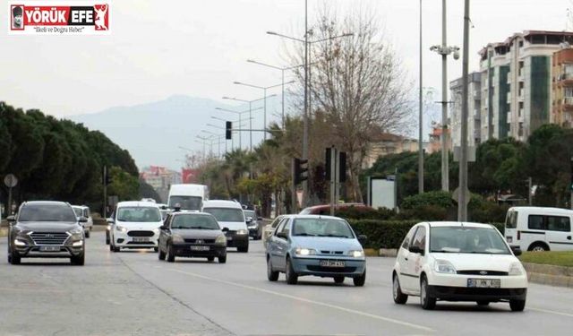 Aydın’da araç sayısı 592 bin oldu