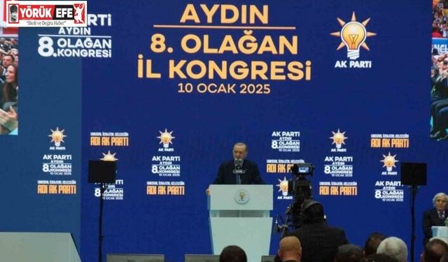 Cumhurbaşkanı Erdoğan: "Son 22 yılda Aydın’a yaklaşık 448 milyar lira yatırım yaptık"