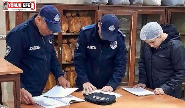 Çine’de fırınlar denetlendi