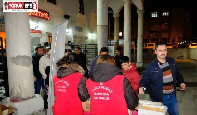 Kuyucak Belediyesi’nden kandil hayrı