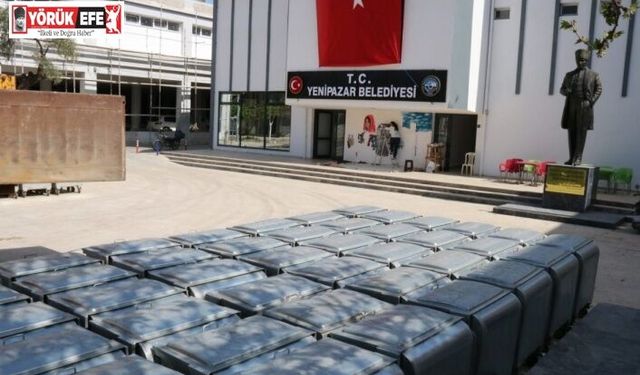 Başkan Çerçioğlu’ndan Yenipazar’a konteyner desteği