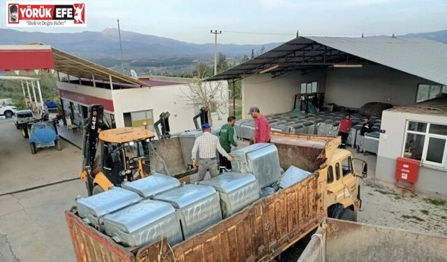 Karacasu’da çöp konteyneri uyarısı