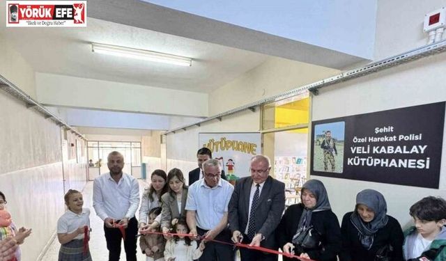 Karacasu’da Şehit Veli Kabalay Kütüphanesi açıldı