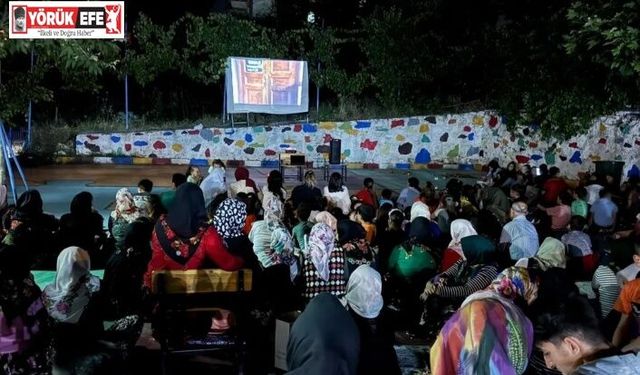 Köşk Akçaköy’de Açık Hava Sineması etkinliği