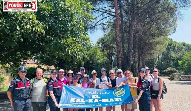 Afrodisias Antik Kenti ziyaretçilerine jandarmadan bilgilendirme