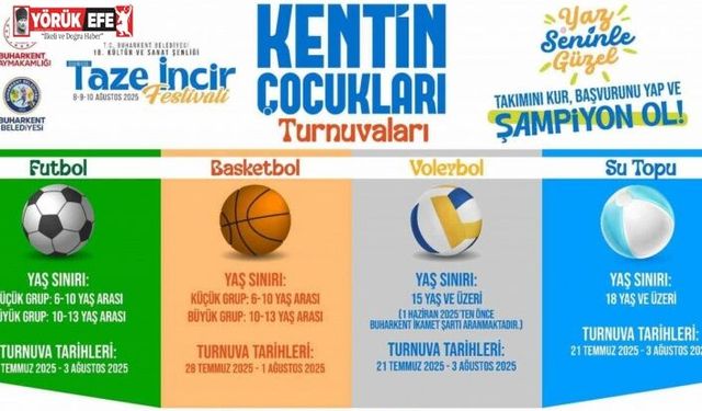 Buharkent’te Taze İncir Festivali sporla renklenecek