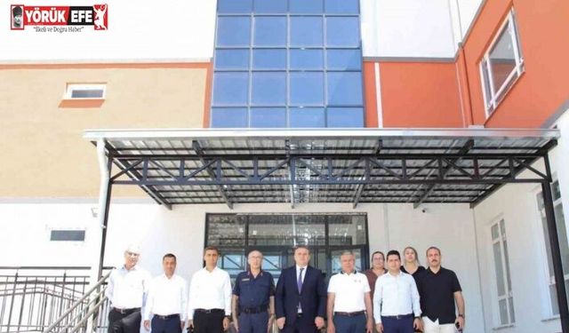 Kaymakam Taş, Köşk Adnan Menderes İlkokulu inşaatında incelemede bulundu