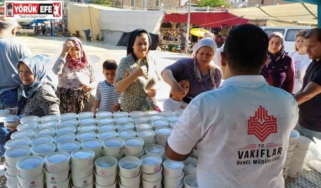Köşk’te aşure hayrı etkinliğine yoğun ilgi