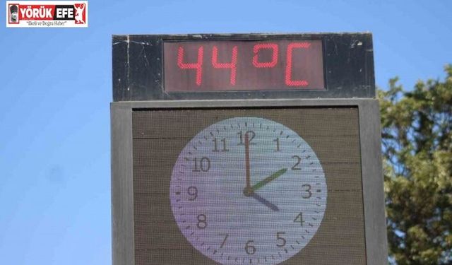 Termometre 44 dereceyi gösterdi, vatandaşlar sığınacak gölge aradı