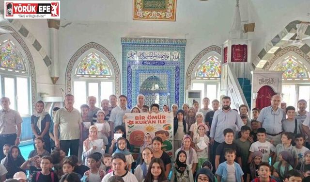 Çine’de Yaz Kur’an Kursları sona erdi