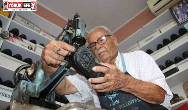 Ayakkabı doktoru Nail Usta, 75 yıldır baba mesleğini yapıyor