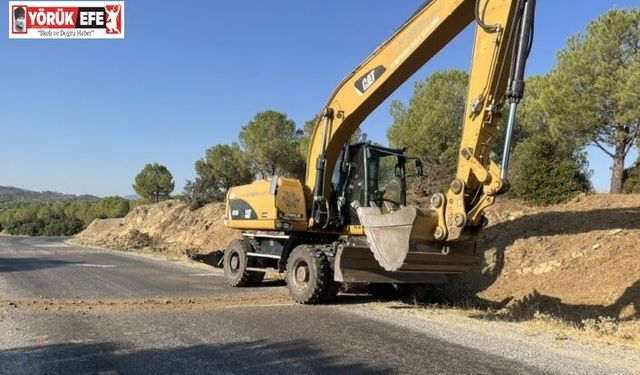 Karacaören’de yol genişletme ve asfalt yenileme çalışması başladı