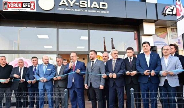Aydınlı iş adamları yeni hizmet binasına kavuştu