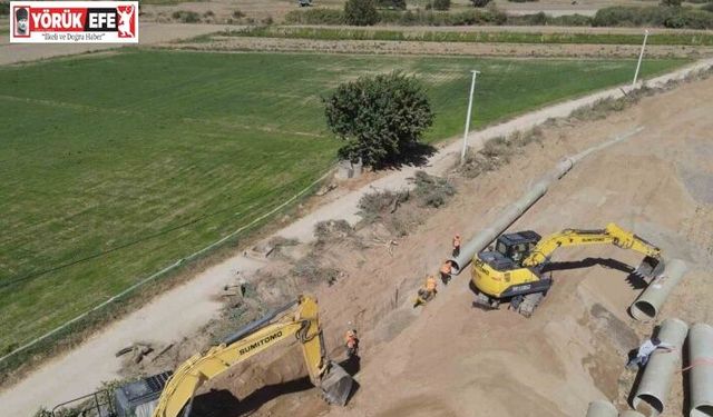 Çine’de 38 bin dekar arazi modern sisteme kavuşacak