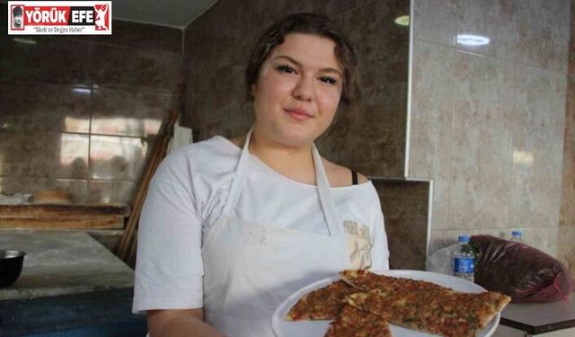 Fırının ateşiyle hayalini yoğuruyor