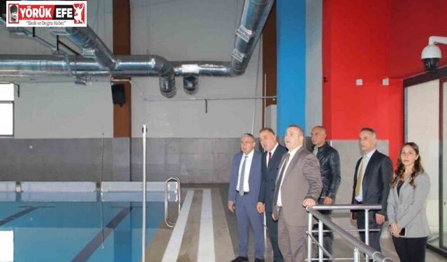 Köşk Yüzme Havuzu’nu incelediler