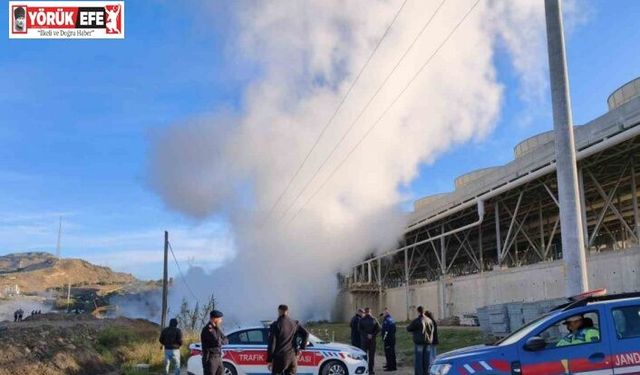 Aydın’da jeotermal akışkan iletim hattı patladı: 170 derecelik su çevreye yayıldı