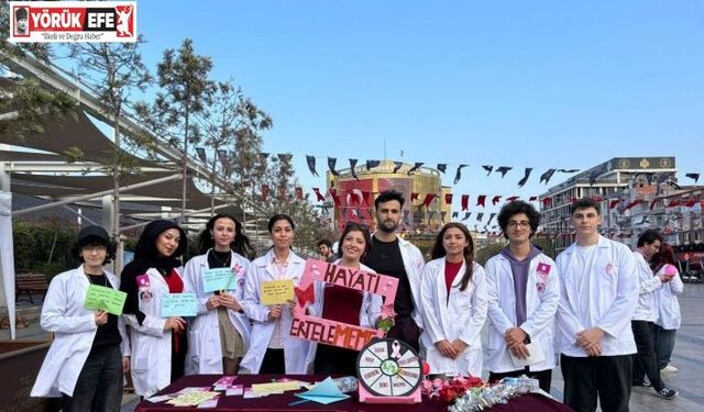 Aydın’da tıp öğrencileri ’Meme Kanseri’ne dikkat çekti