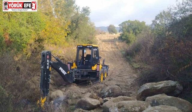 Bozdoğan’da arazi yollarında çalışmalar sürüyor