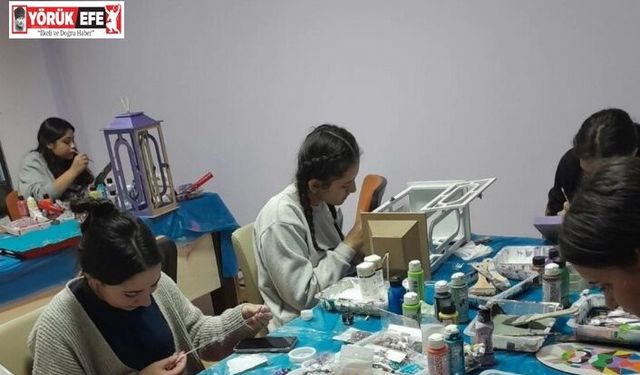 Sultanhisar’da yurtta kalan öğrenciler, yeteneklerini keşfediyor